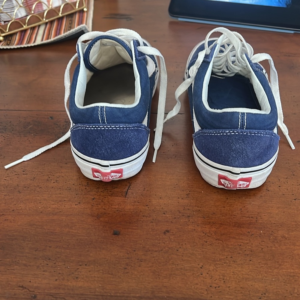 Navy Blue Size 9.5 Women’s Vans - Picture 5 of 6